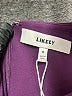Likely Solid Purple Cocktail Dress Size 0 - photo 7