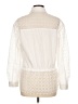 Weill 100% Polyester Ivory White Long Sleeve Blouse Size L - photo 2