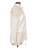 Weill 100% Polyester Ivory White Long Sleeve Blouse Size L - photo 4