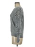 Calligraphie Silver Pullover Sweater Size M - photo 5