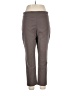 JM Collection Solid Gray Casual Pants Size XL - photo 1