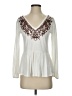Emily Daniels Ivory White Long Sleeve Blouse Size XS - photo 1