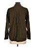Zara Brown 3/4 Sleeve Button-Down Shirt Size L - photo 2