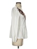 Emily Daniels Ivory White Long Sleeve Blouse Size XS - photo 4