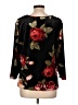 White Stag Black 3/4 Sleeve Blouse Size L - photo 2