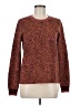 Les Serein Paisley Burgundy Pullover Sweater Size M - photo 1