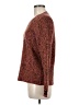 Les Serein Paisley Burgundy Pullover Sweater Size M - photo 5