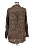 GOODTHREADS 100% Viscose Animal Print Brown Long Sleeve Blouse Size XL - photo 2