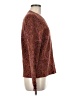 Les Serein Paisley Burgundy Pullover Sweater Size M - photo 4