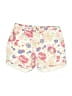 La Folie Floral Ivory Green Shorts Size 4 - photo 1