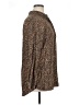 GOODTHREADS 100% Viscose Animal Print Brown Long Sleeve Blouse Size XL - photo 4