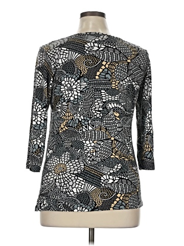 MiracleBody 3/4 Sleeve Blouse (view 2)