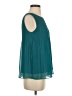 Max Studio 100% Polyester Teal Sleeveless Blouse Size XS - photo 4