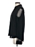 Express 100% Polyester Black Long Sleeve Blouse Size S - photo 5