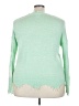 Main Strip 100% Acrylic Stars Green Pullover Sweater Size 3X - photo 2