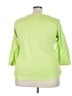 Ruby Rd. Green 3/4 Sleeve T-Shirt Size 3X - photo 2
