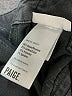 Paige Chevron-herringbone Black Jeans Size 28 waist - photo 8