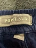 Point Sur 100% Cotton Solid Blue Casual Pants Size 4 - photo 4