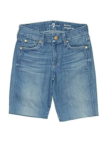 7 For All Mankind Denim Shorts (view 1)