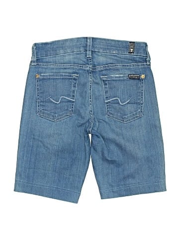 7 For All Mankind Denim Shorts (view 2)