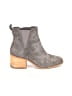 TOMS 100% Leather Gray Ankle Boots Size 7 (wide) - photo 1