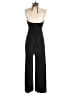 Three Wishes Solid Black Jumpsuit Size M - photo 2