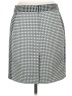 Banana Republic 100% Polyester Houndstooth Gray Formal Skirt Size 8 - photo 2