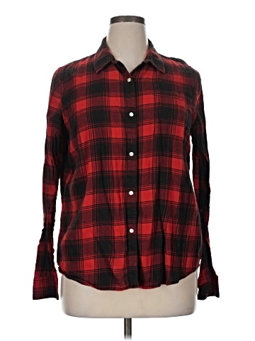 CALVIN KLEIN JEANS Long Sleeve Button-Down Shirt (view 1)