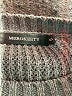 Merokeety 100% Acrylic Houndstooth Gray Pullover Sweater Size S - photo 7