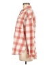 Old Navy 100% Cotton Plaid Orange Long Sleeve Button-Down Shirt Size M - photo 5