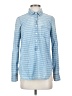 J.Crew 100% Cotton Stripes Blue Long Sleeve Button-Down Shirt Size 4 - photo 1
