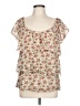 Deb Ivory Short Sleeve Blouse Size L (estimated) - photo 1