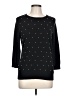 Elle Polka Dots Black Pullover Sweater Size L - photo 1