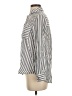 Workshop Republic Clothing Stripes Silver Long Sleeve Blouse Size XS - photo 5