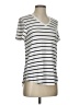 Gap Stripes Ivory Short Sleeve T-Shirt Size XS - photo 1