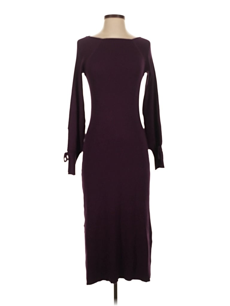 Pre-owned Free Assembly Cocktail Dress In Burgundy