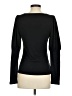 Ann Taylor Solid Black Long Sleeve Top Size S - photo 2