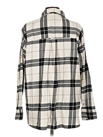 American Eagle Outfitters Long Sleeve Button-Down Shirt (view 2)