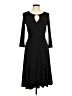 Evan Picone Solid Black Cocktail Dress Size 6 - photo 1