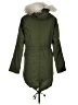 Topshop 100% Polyester Green Raincoat Size 0 - photo 2