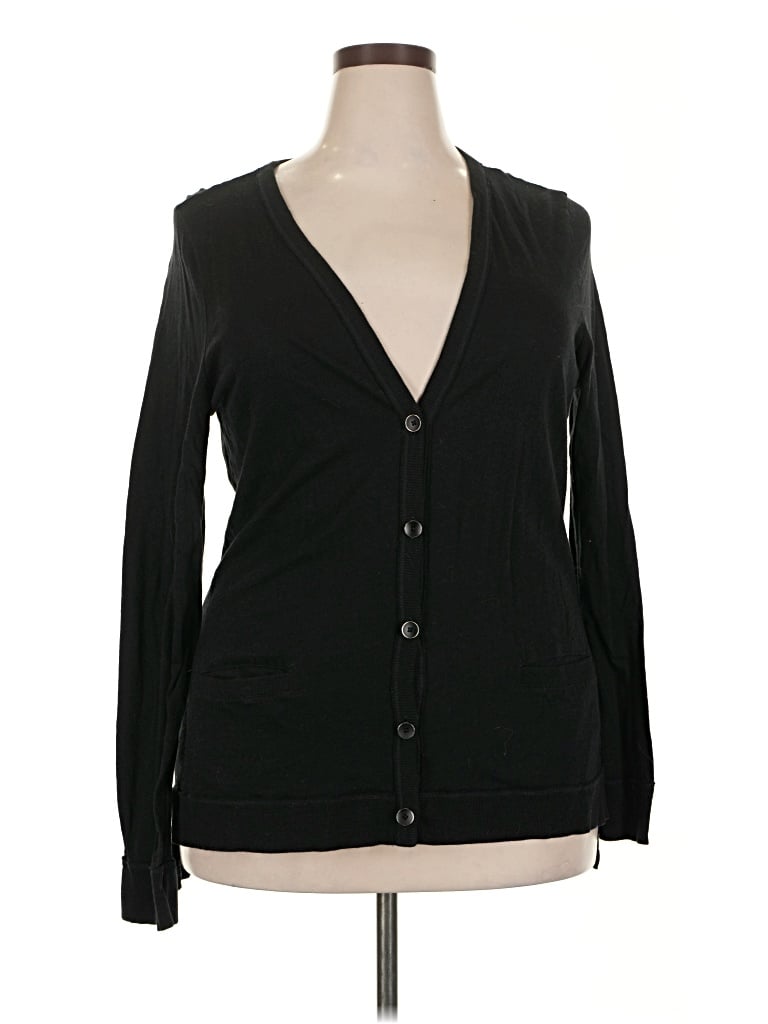 Pre-owned American Eagle Outfitters Cardigan Sweater In Black