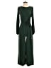 Antoinette Solid Green Jumpsuit Size S - photo 1
