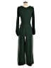 Antoinette Solid Green Jumpsuit Size S - photo 2