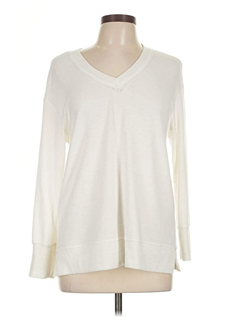 Pre-owned Everleigh Pullover Sweater In Ivory