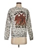 Assorted Brands Print Silver Pullover Sweater Size XS - photo 1