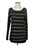 Rebecca Beeson Gray Gold Long Sleeve Top Size Sm (1) - photo 1