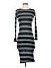 Wet Seal Stripes Gray Casual Dress Size XS - photo 1