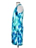 Tommy Bahama Print Blue Cocktail Dress Size P (petite) - photo 5
