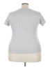 Torrid Silver Short Sleeve Turtleneck Size 3X Plus (3) - photo 2