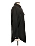 Unbranded 100% Polyester Solid Black Long Sleeve Blouse Size L - photo 4